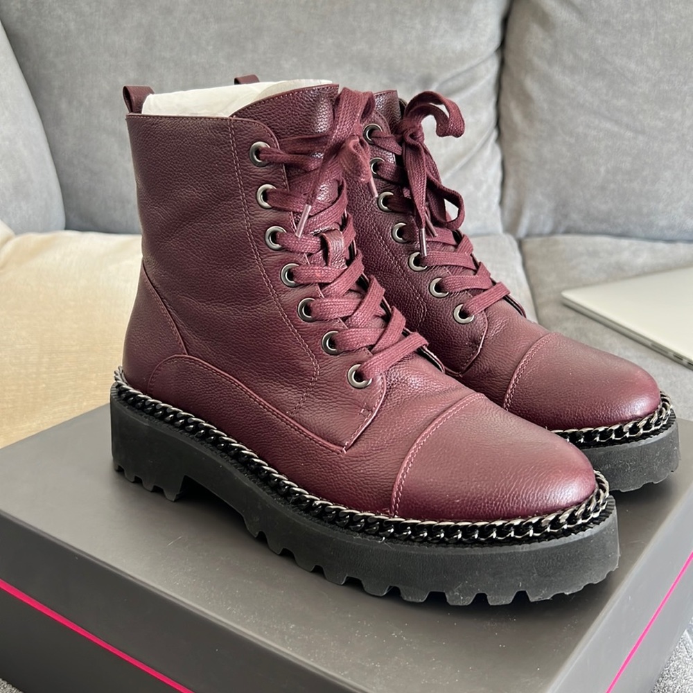 Vince Camuto combat boots